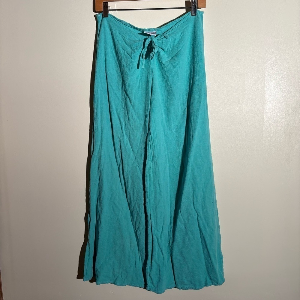 Vintage Cecilia Nathal Front Tie Wide Leg Pants